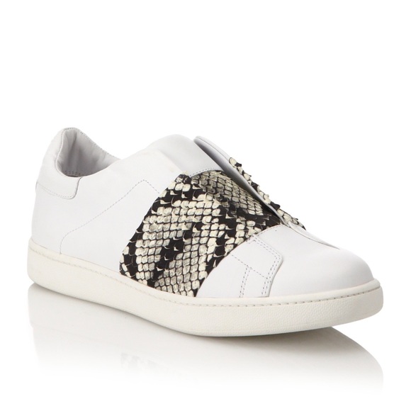 laceless sneakers white